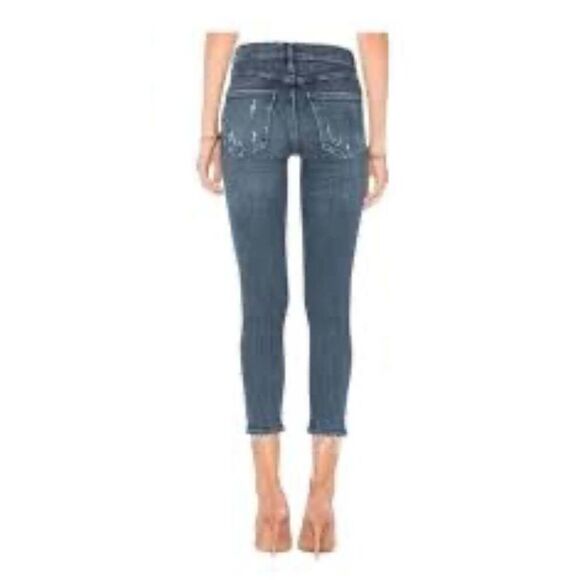AGOLDE Sophie High-Rise Skinny Crop Jeans in Paradox Distressed - Picture 2 of 6